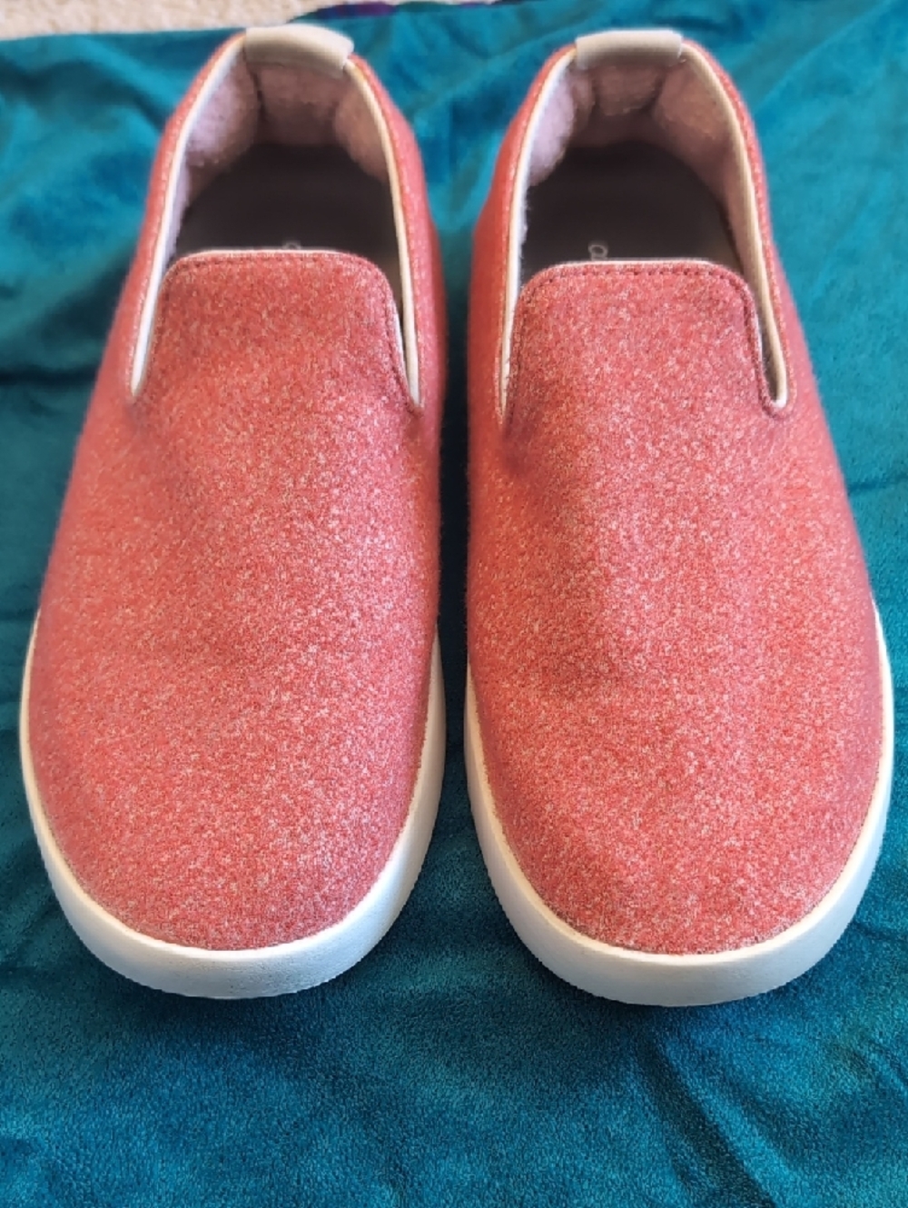 Orange Allbirds W9 Slip-On Wool Shoes